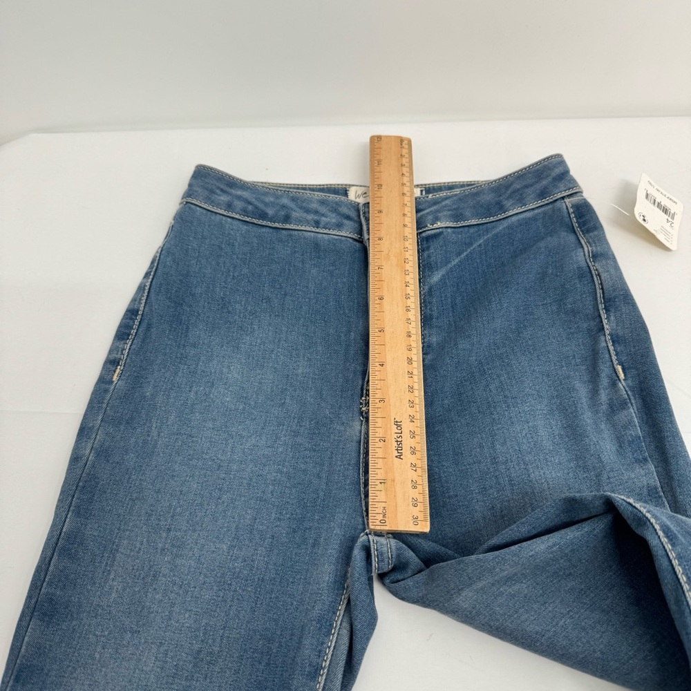 NWT We The Free People Jeans Womens Size  24 Just Float On Flare Raw Hem Hippie - Picture 9 of 12